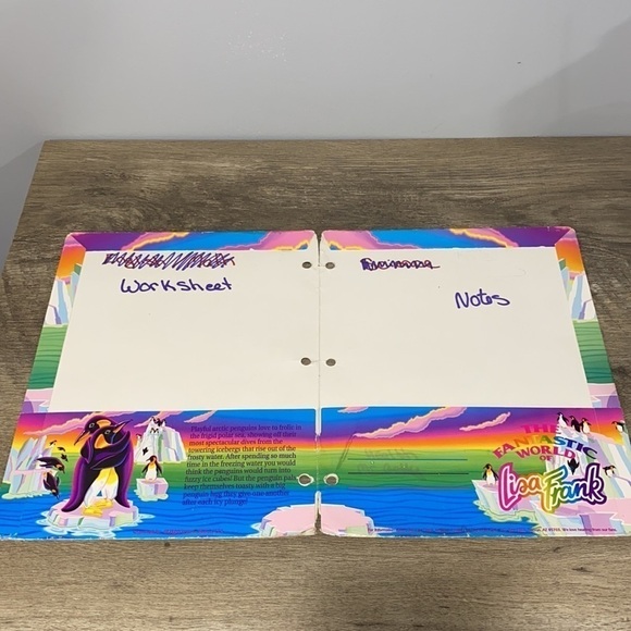 Vtg Lisa Frank folder - Picture 2 of 13